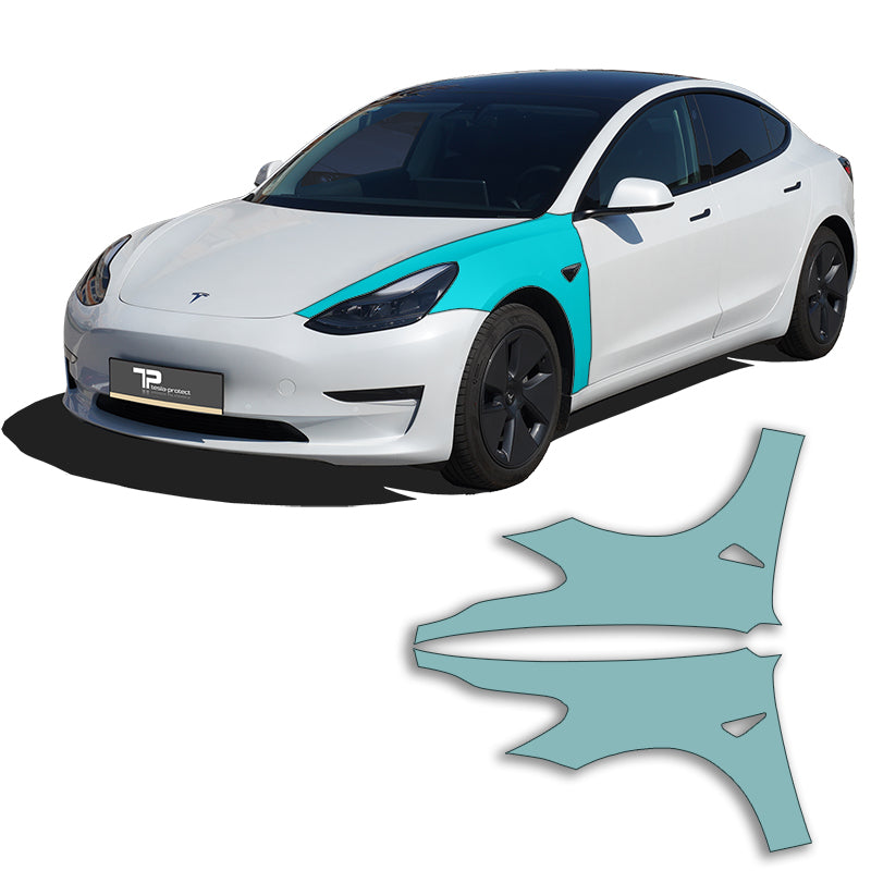 Model 3 Film de protection peinture PPF pour les ailes