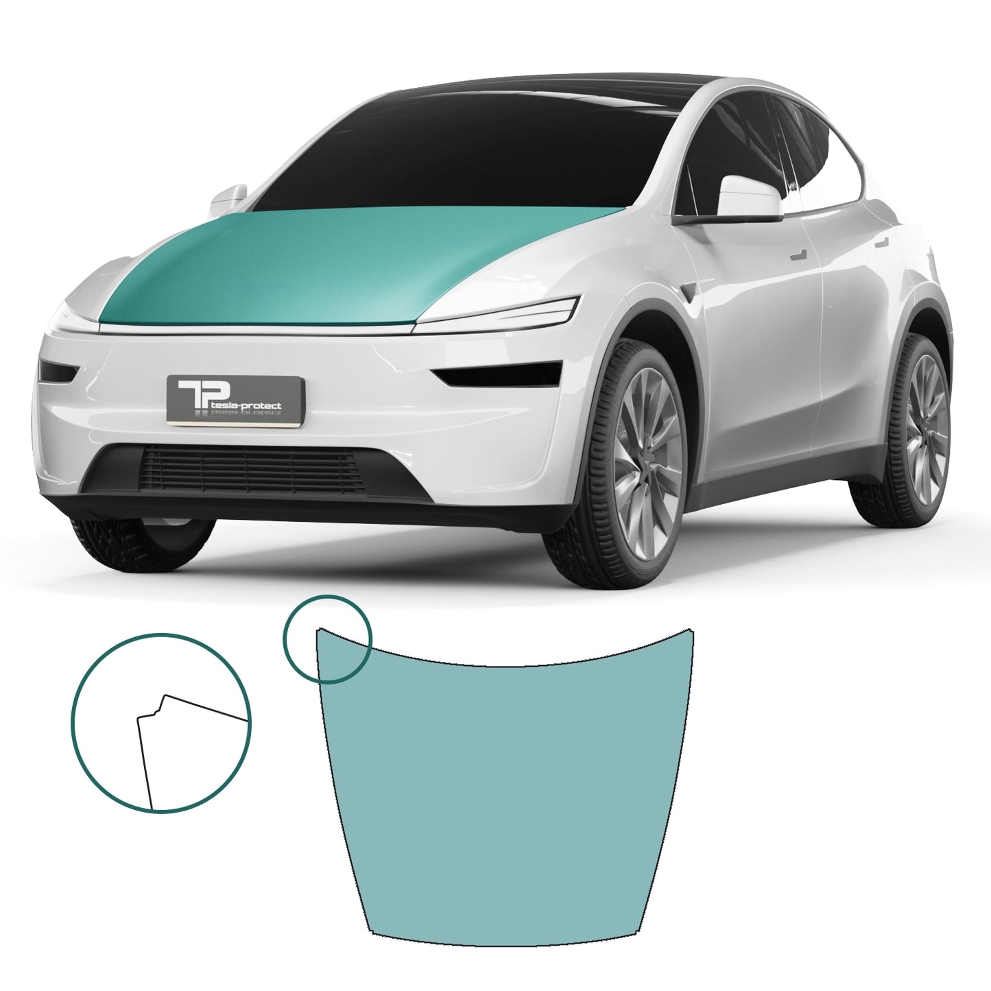 Model Y "Juniper" Film de protection de peinture PPF pour le capot