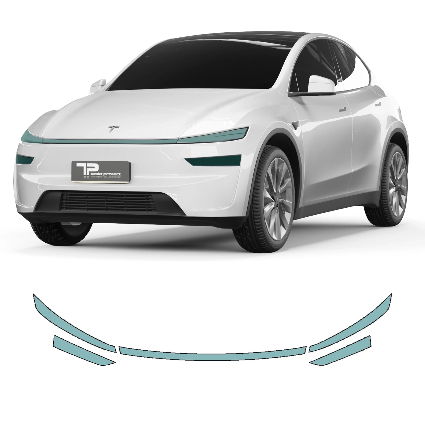 Model Y “Juniper” Film de Protection PPF pour la Barre Lumineuse et les Phares