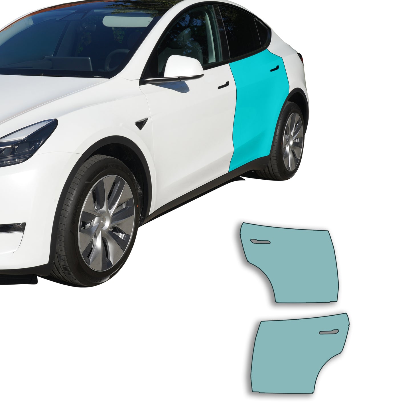 Model Y film de protection peinture PPF pour portes