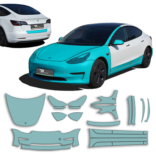 Model 3 Ultimate Kit – Grand kit de film de protection de peinture PPF pour toutes les pièces exposées