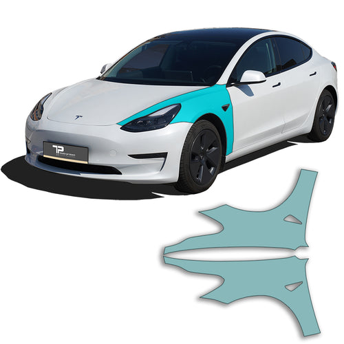 Model 3 Film de protection peinture PPF pour les ailes