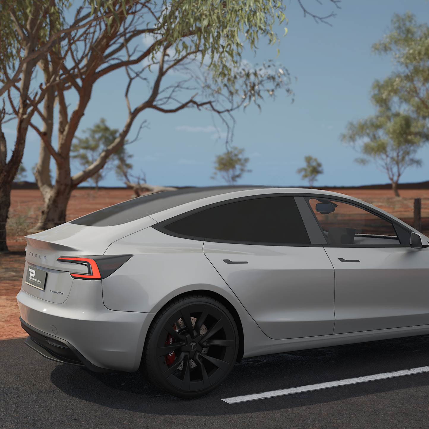 Model 3 “Highland” Film teinté pour vitres de voiture