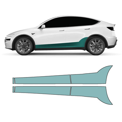 Model Y "Juniper" Sidekit large – Film de protection de peinture PPF pour le bas de la porte