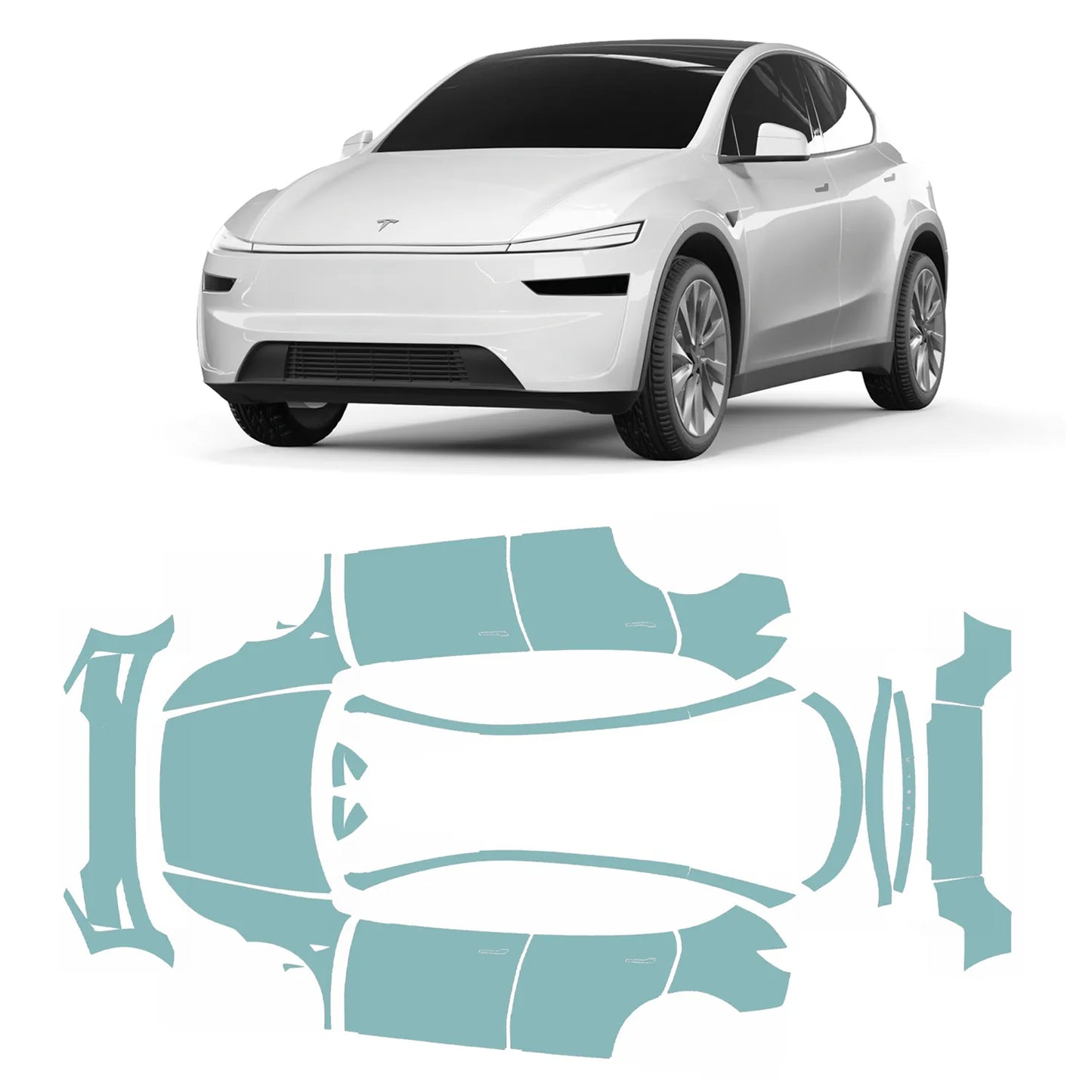 Model Y "Juniper" Premium Ensemble complet de films de protection de peinture PPF