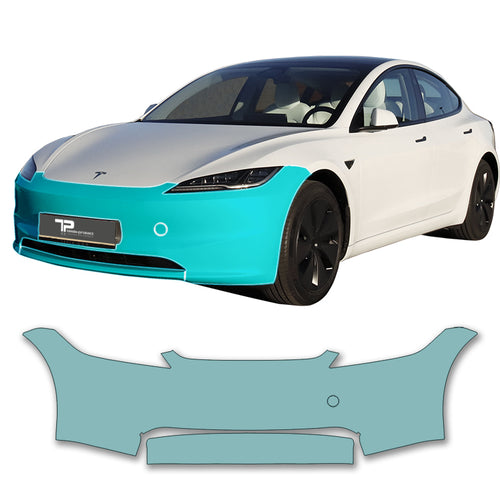 Model 3 “Highland” Film de protection de peinture PPF pour le pare-chocs avant