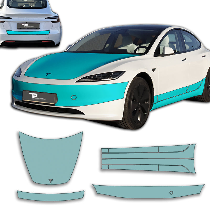 Model 3 “Highland” Ultimate Kit – Grand kit PPF pour toutes les pièces exposées